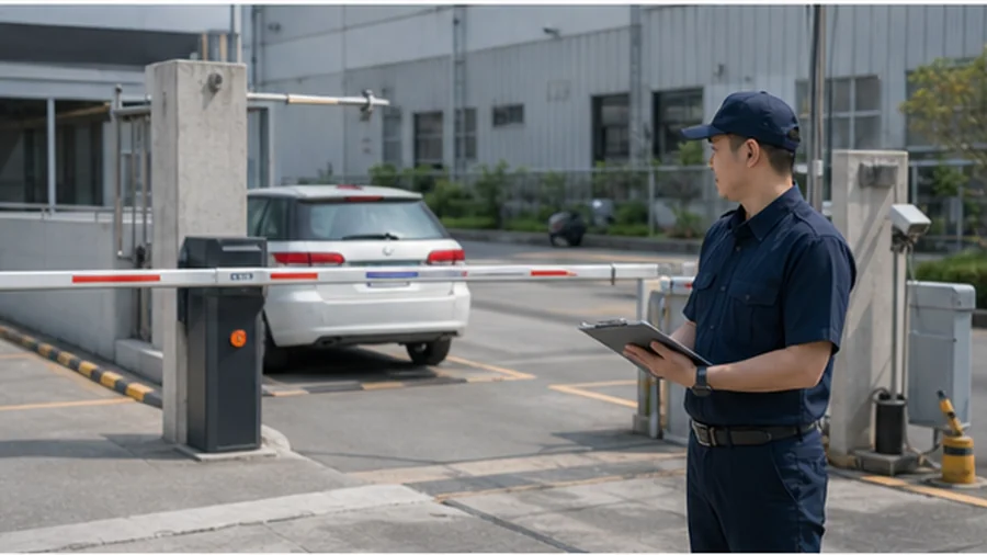 廠辦保全 車道管制
